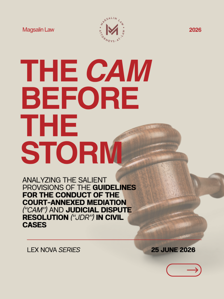 Truce before the Gavel: How Court-Annexed Mediation (CAM) and Judicial Dispute Resolution (JDR) Rewrites the Philippine Litigation Scene