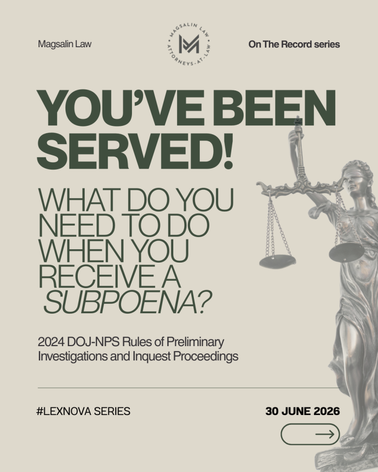 You’ve Been Served!: What To Do After Receiving A Subpoena